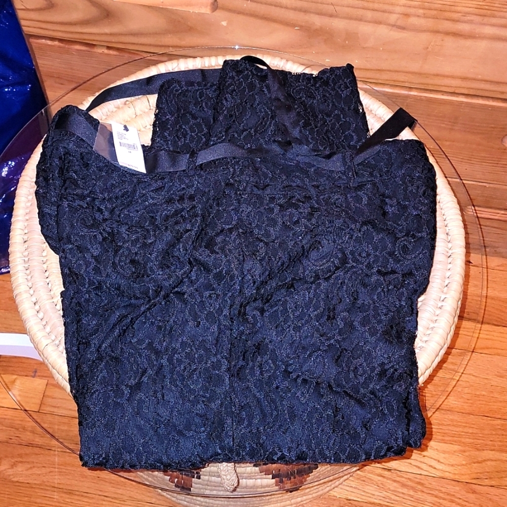 Lane Bryant Lace Overlay Dressy Pant